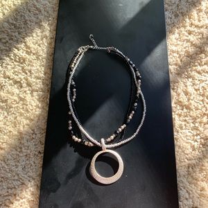 Antique varnished necklace